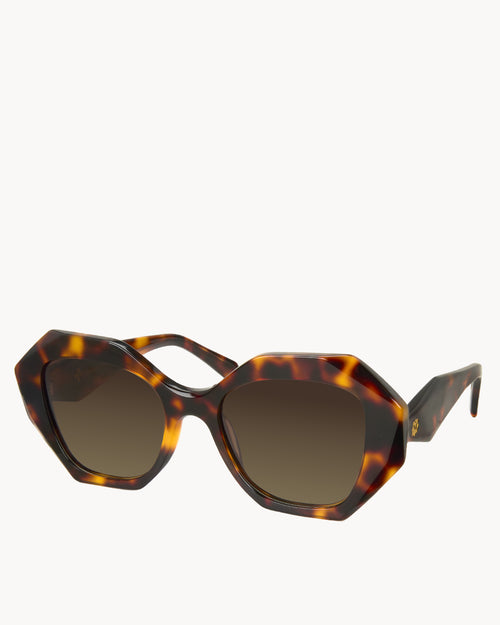 Selmun Brown Tortoise Shell Sunglasses