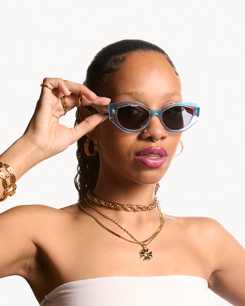 Zest Sky Blue Sunglasses