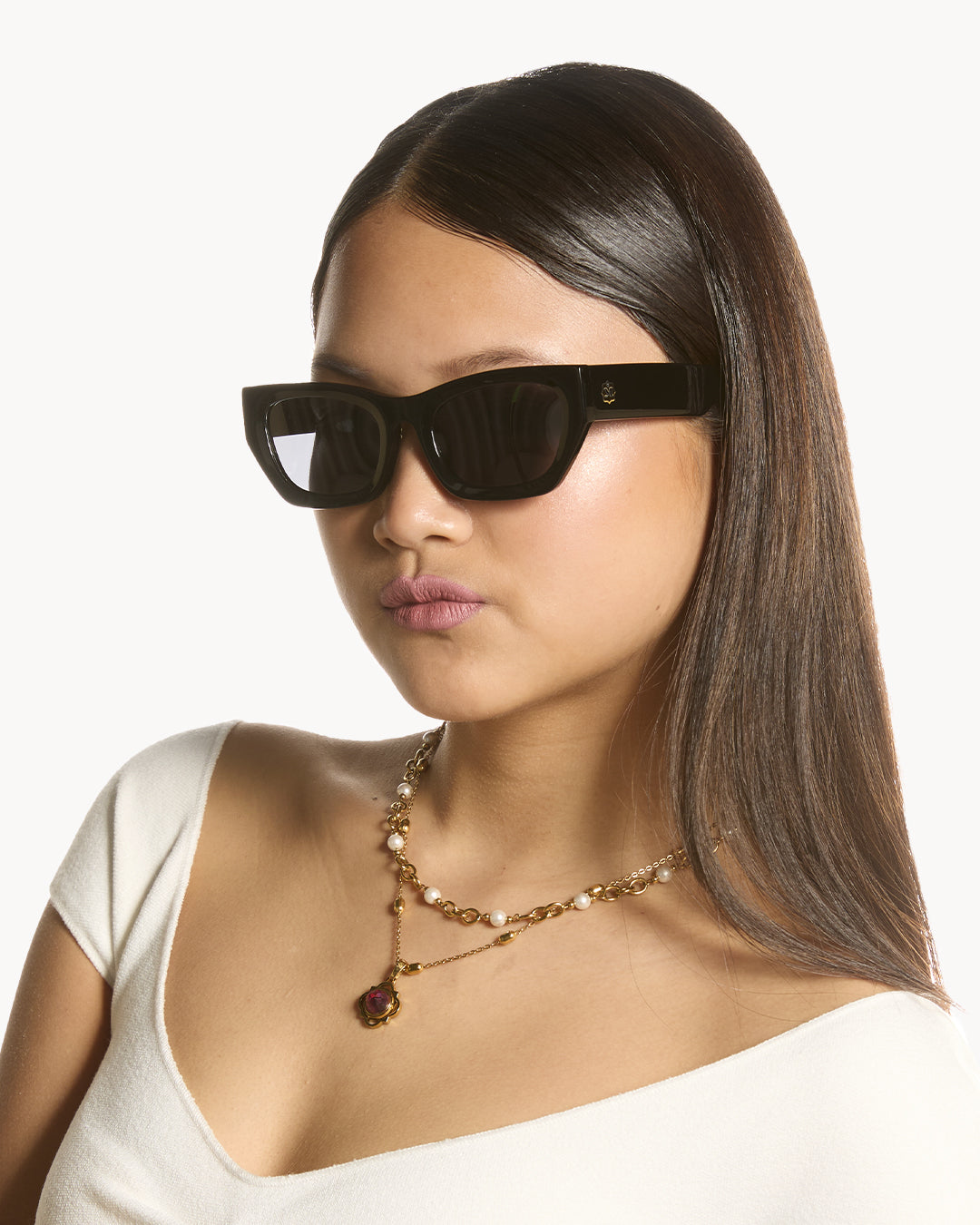 Slick Black Sunglasses