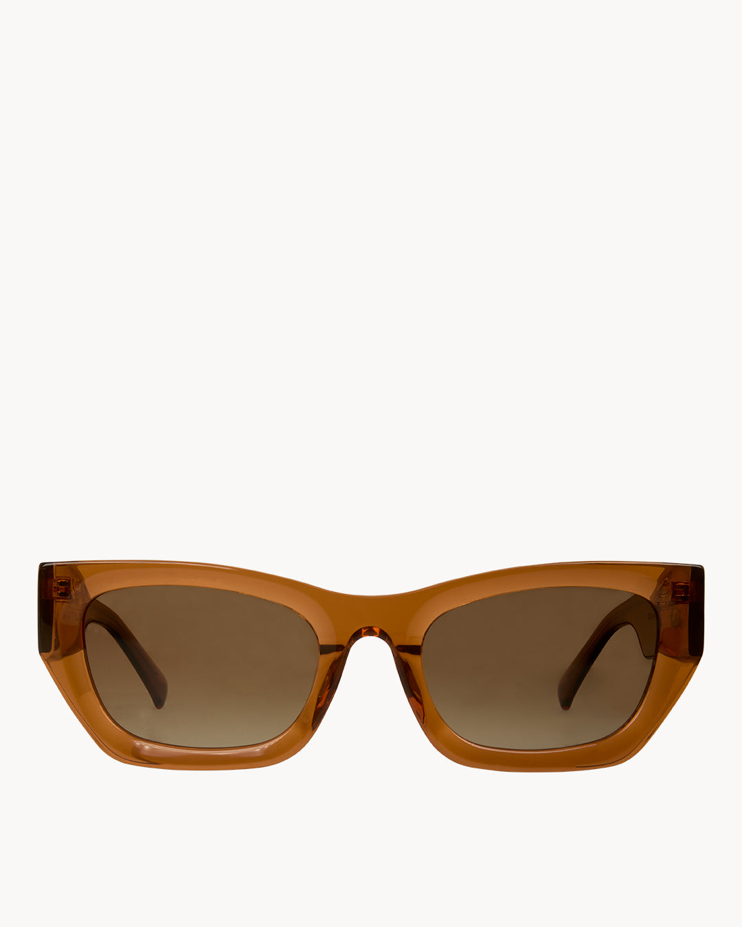 Slick Orange Brown Sunglasses