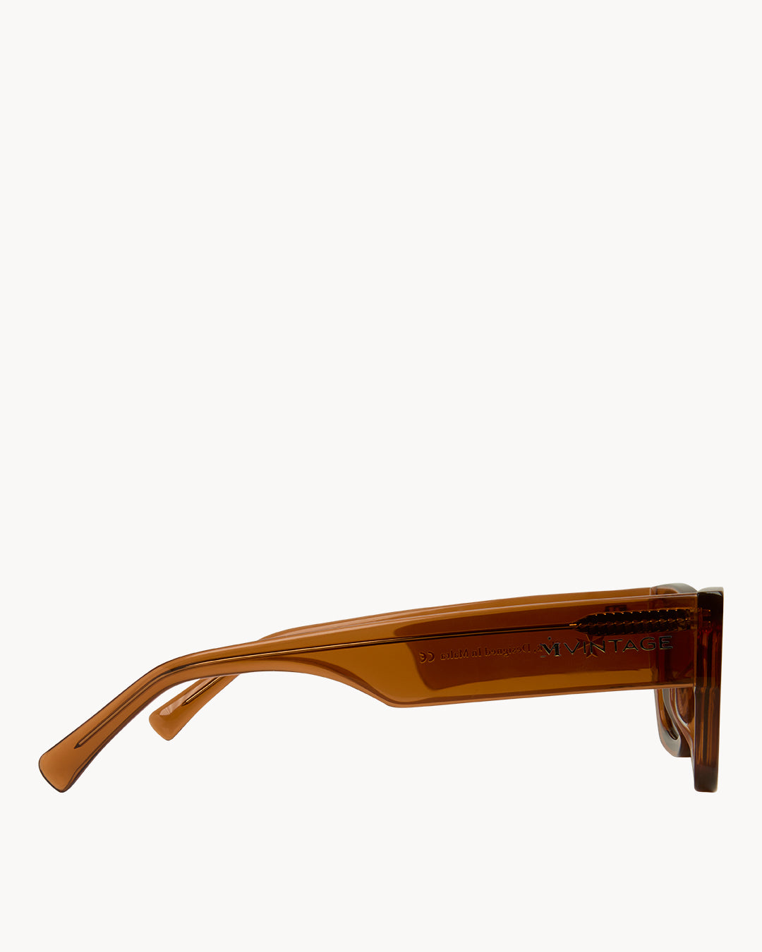Slick Orange Brown Sunglasses