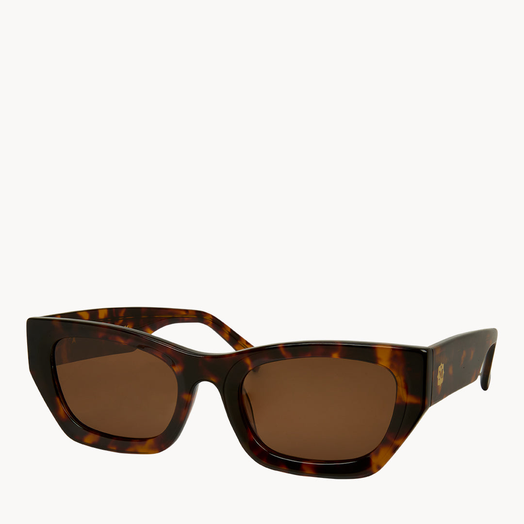 Slick Brown Tortoise Shell Sunglasses