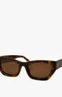 Slick Brown Tortoise Shell Sunglasses