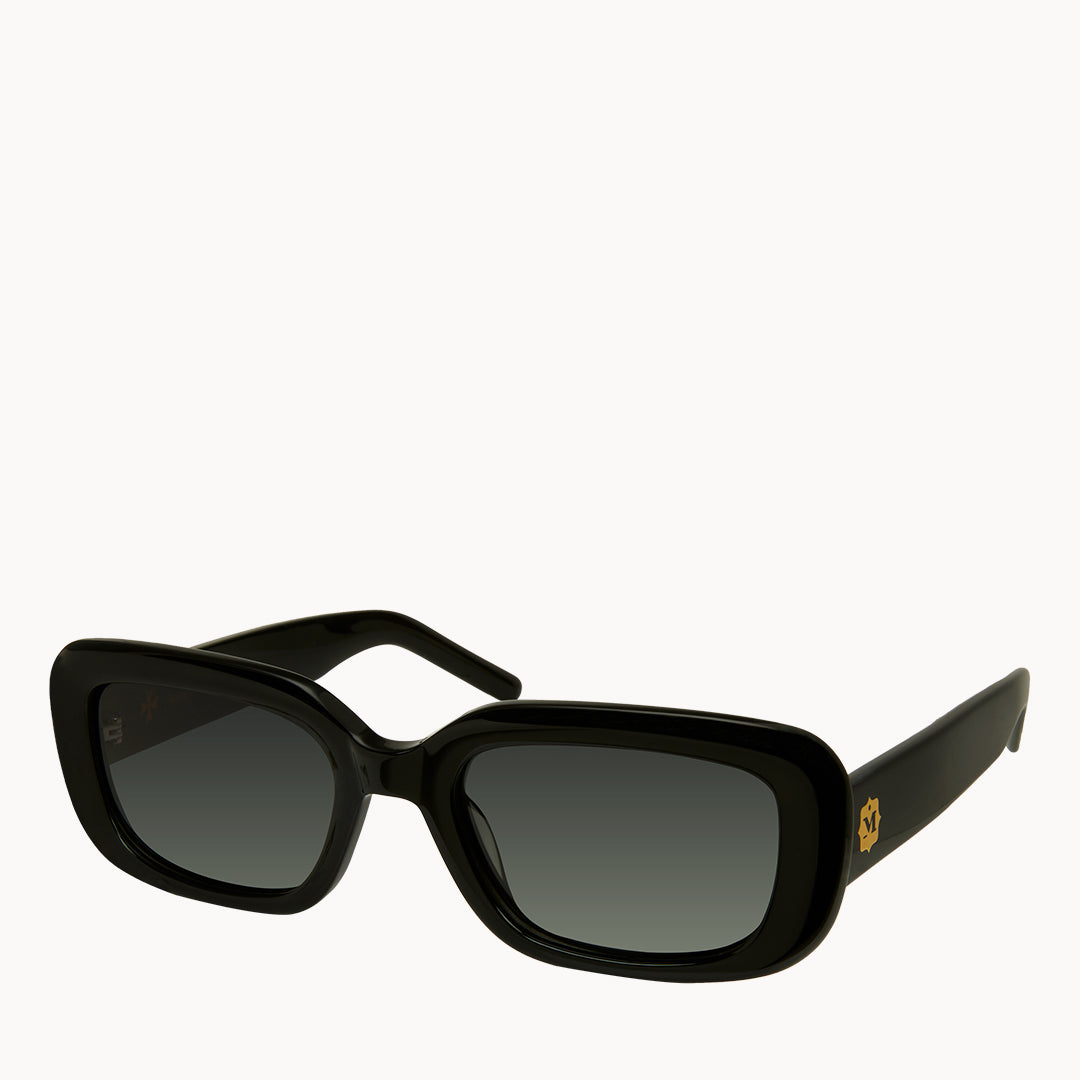 Glossy Black Sunglasses