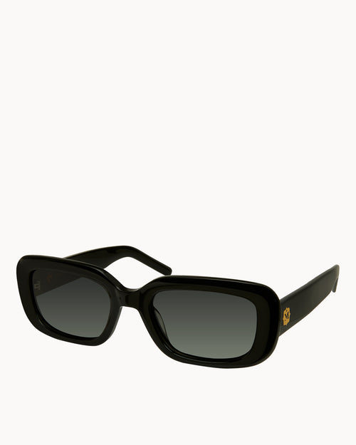 Glossy Black Sunglasses