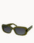 Glossy Olive Green Sunglasses