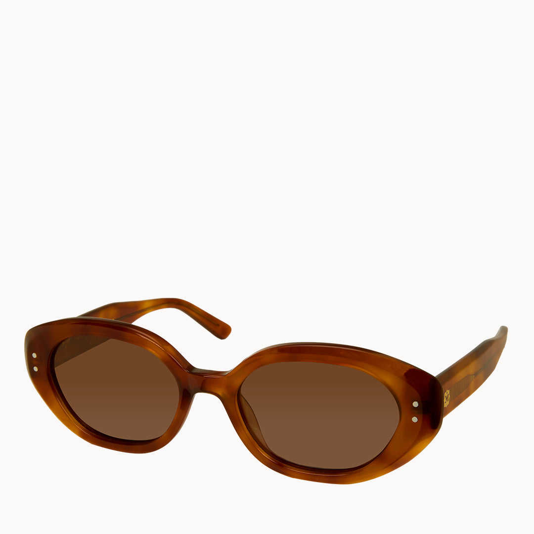 Sosa's Golden Brown Tortoise Shell Sunglasses
