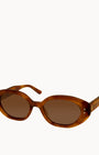 Sosa's Golden Brown Tortoise Shell Sunglasses