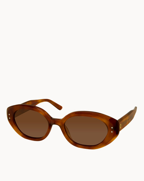 Sosa's Golden Brown Tortoise Shell Sunglasses