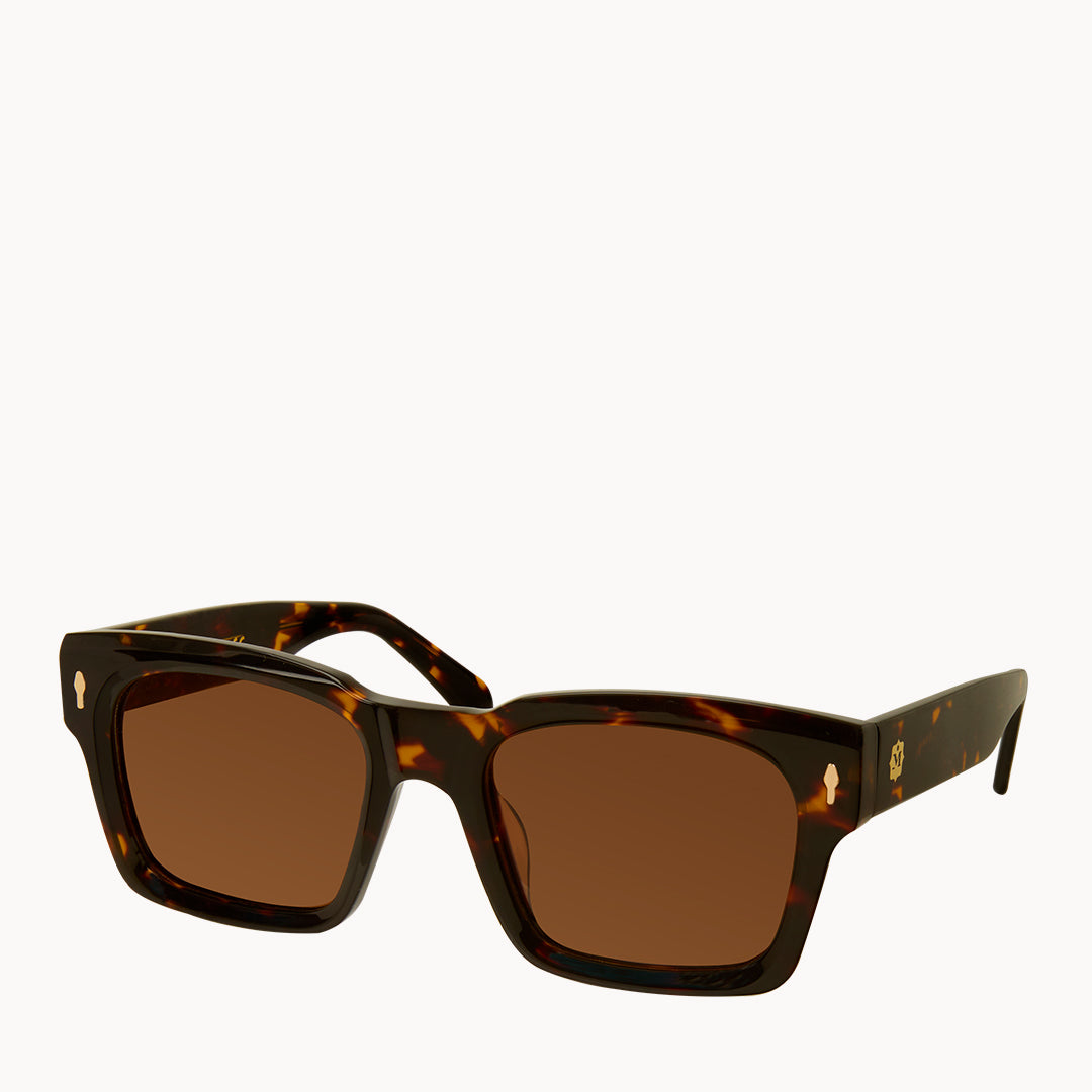 MAVERICK BROWN TORTOISE SHELL SUNGLASSES