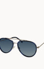 STEALTH BLUE AVIATOR SUNGLASSES