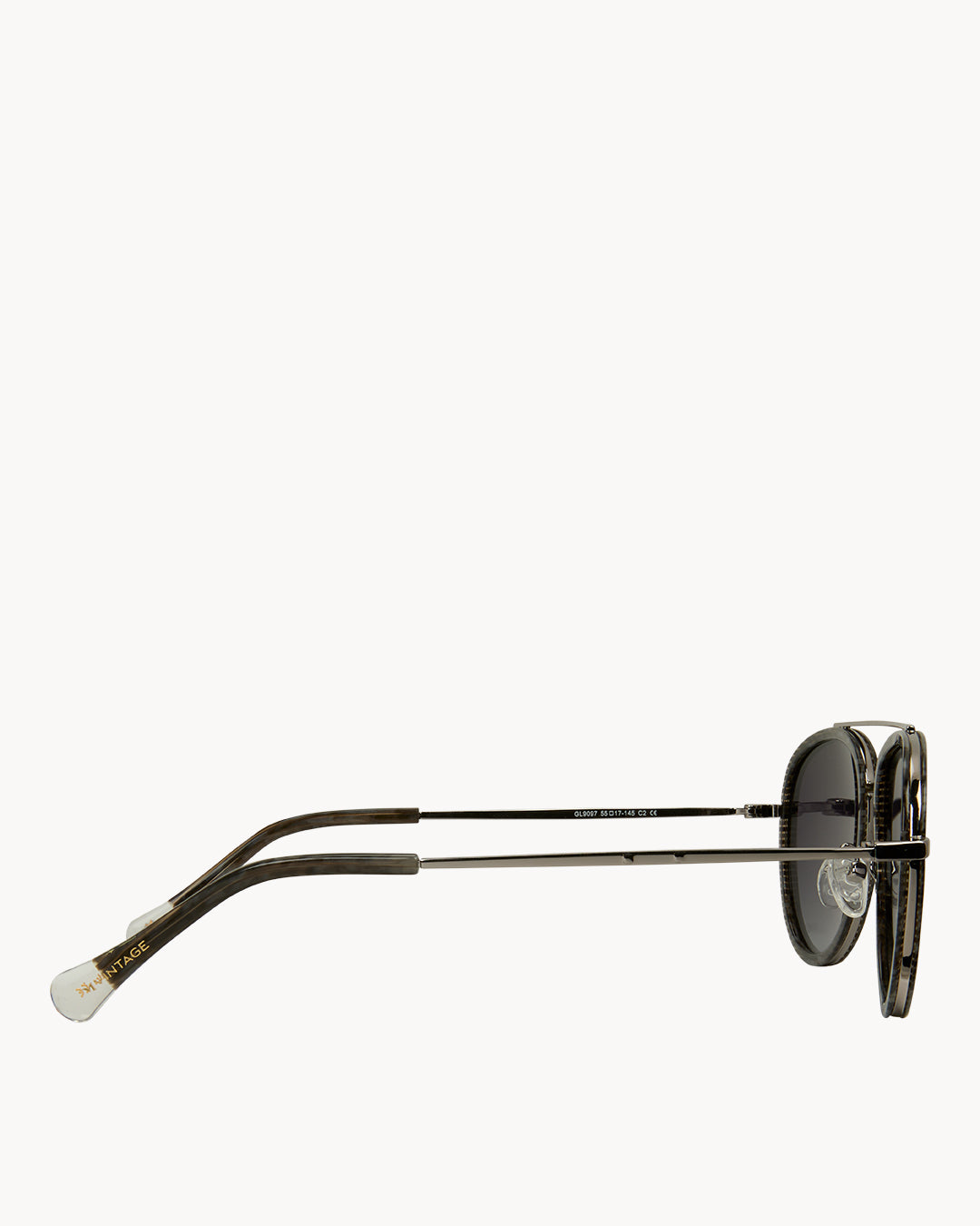 STEALTH BLACK AVIATOR SUNGLASSES
