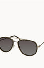 STEALTH BLACK AVIATOR SUNGLASSES