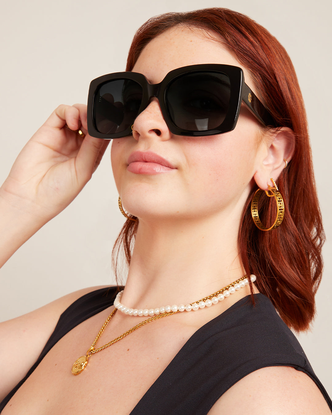 Sliema Power Black Sunglasses
