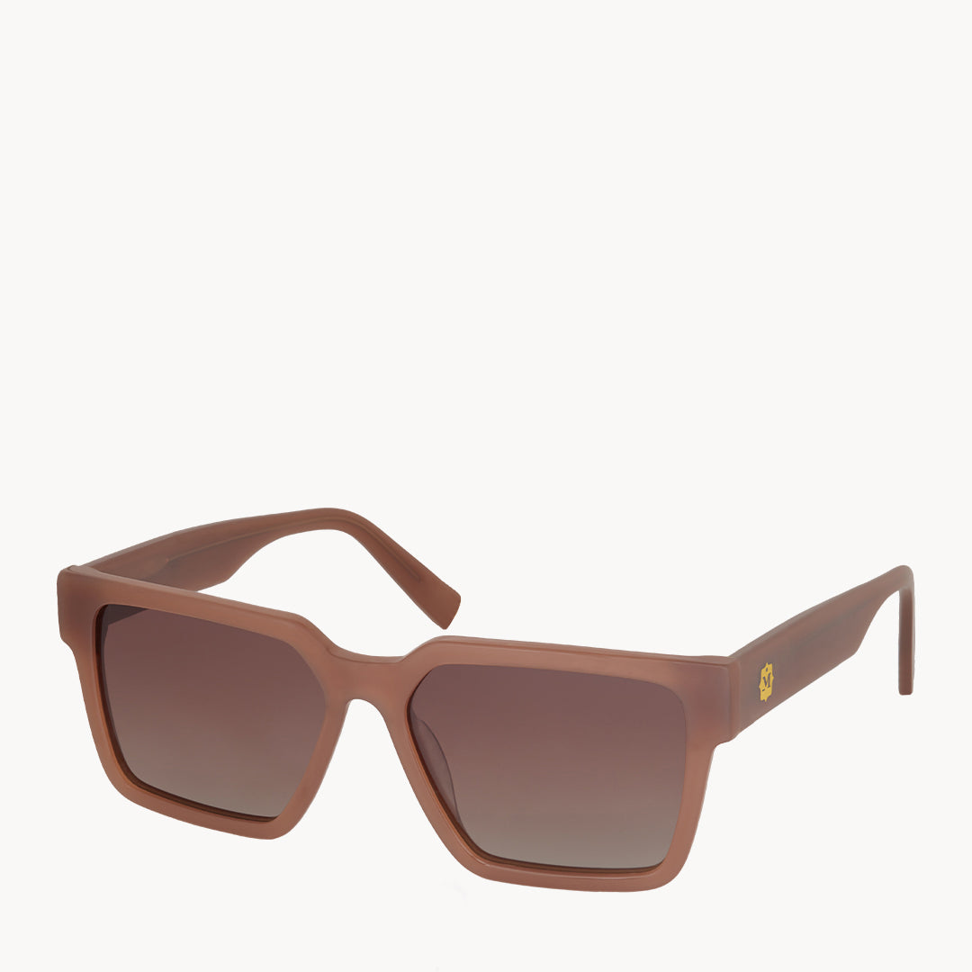 Valletta Retro Brown Sunglasses