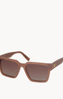 Valletta Retro Brown Sunglasses