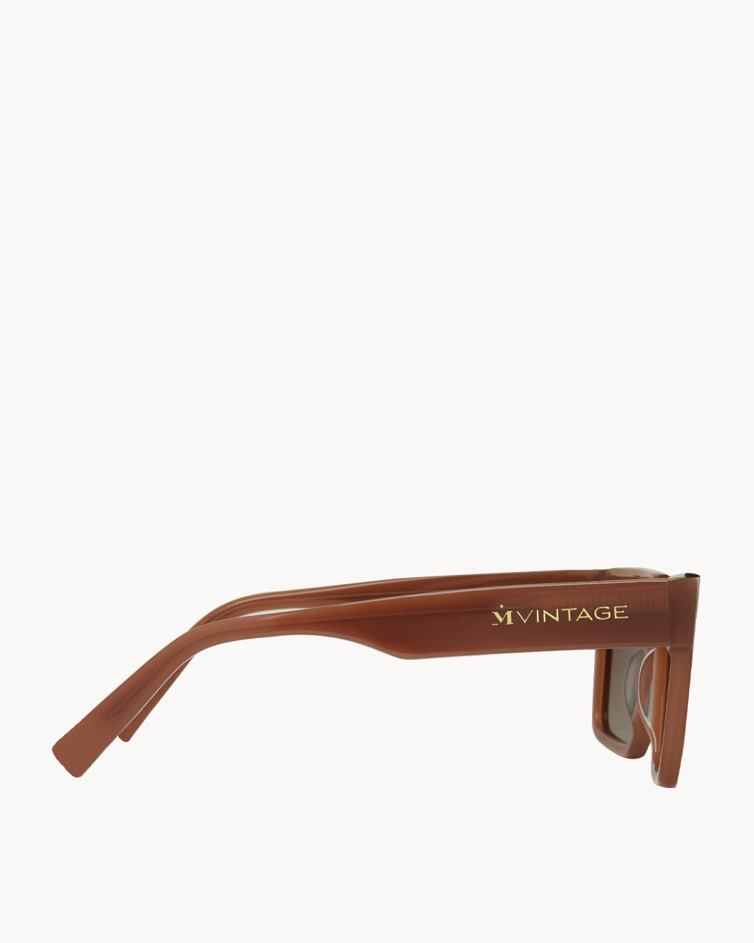 Valletta Retro Brown Sunglasses
