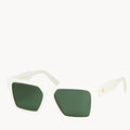 Valletta Glowing White Sunglasses