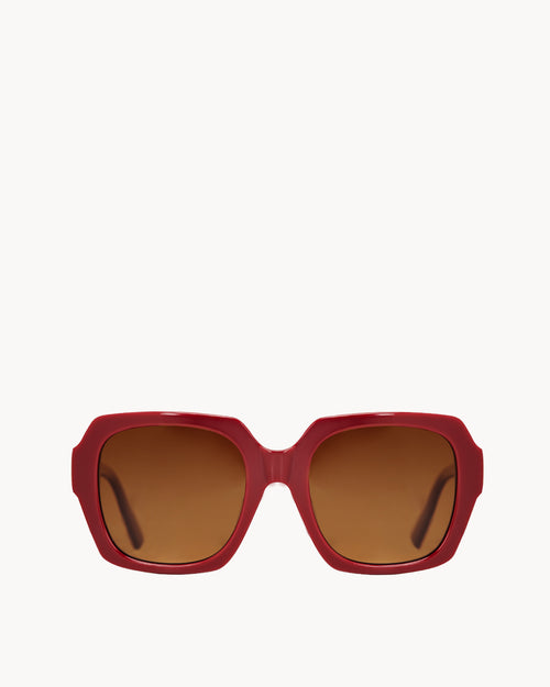 Pinto Raspberry Red Sunglasses