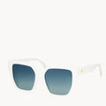Victoria Glowing White Sunglasses