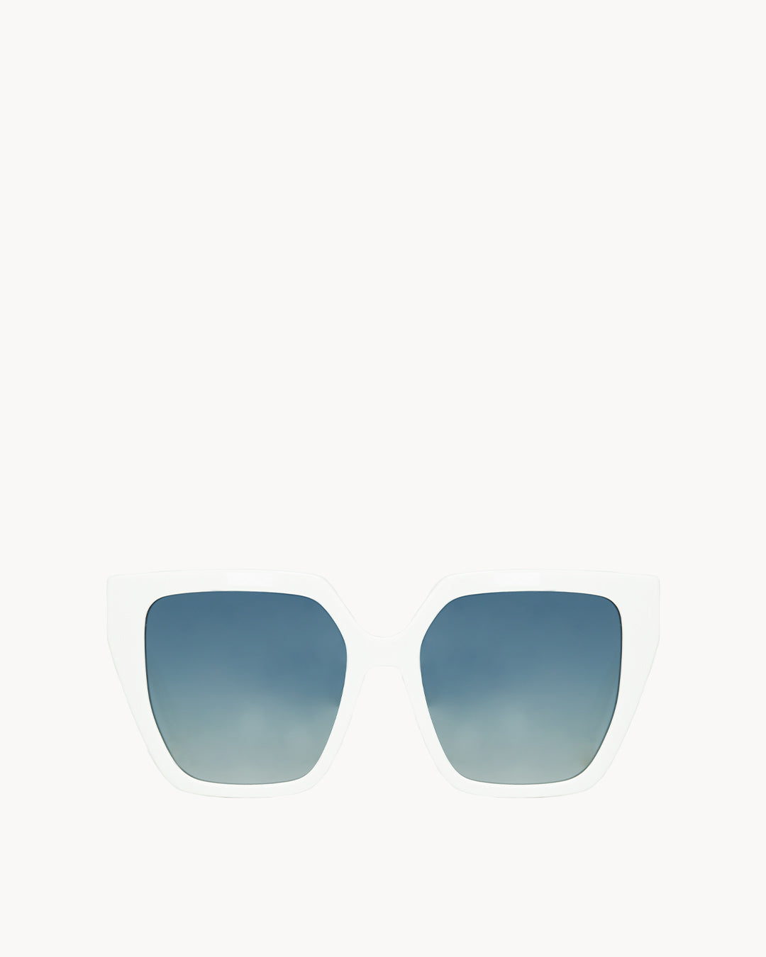 Victoria Glowing White Sunglasses