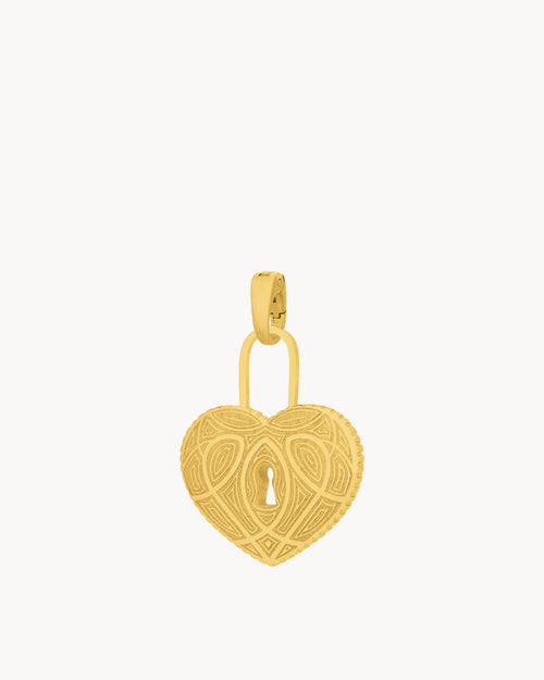 Secret Garden Katnazz Heart Pendant, Gold