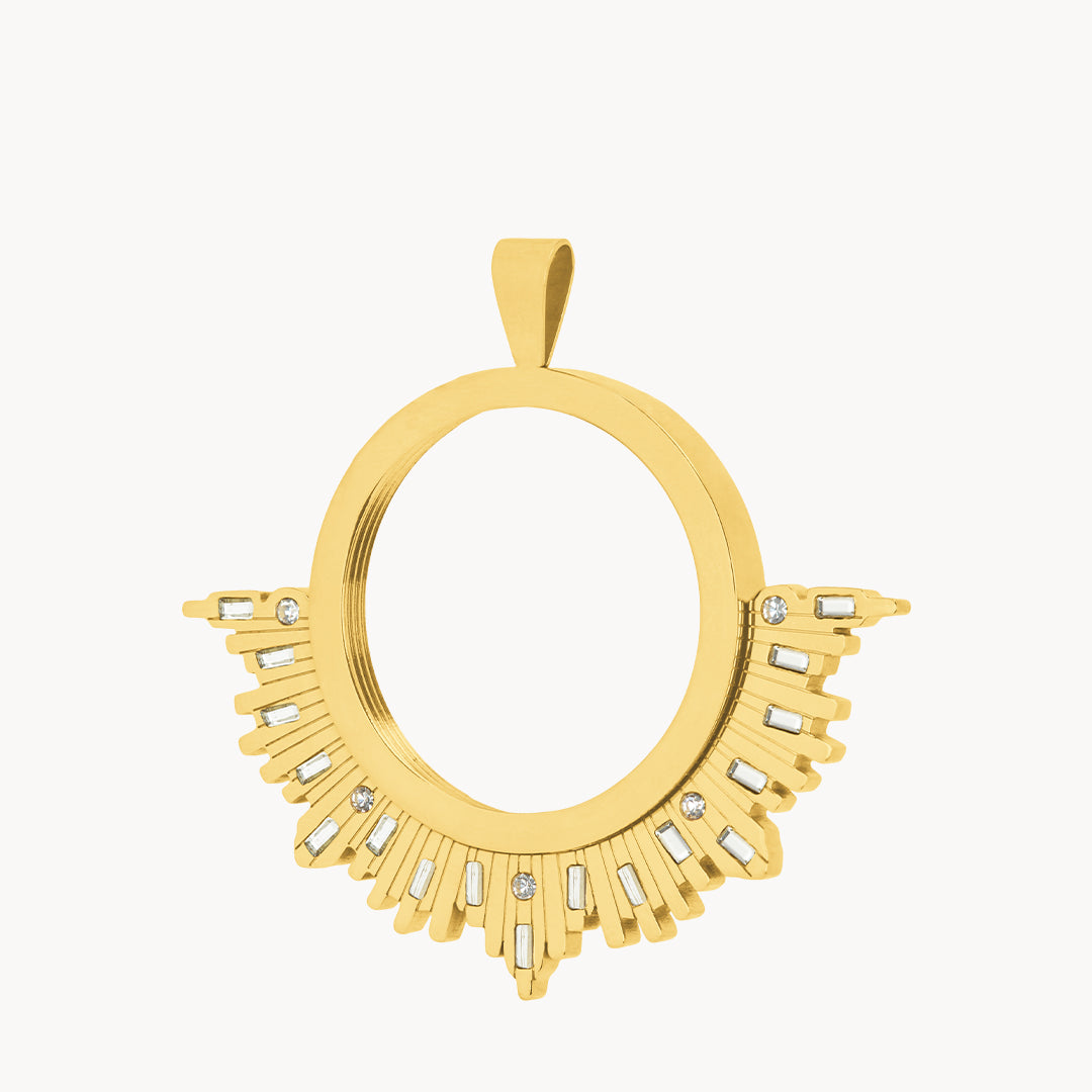 Shine Twist Pendant, Gold