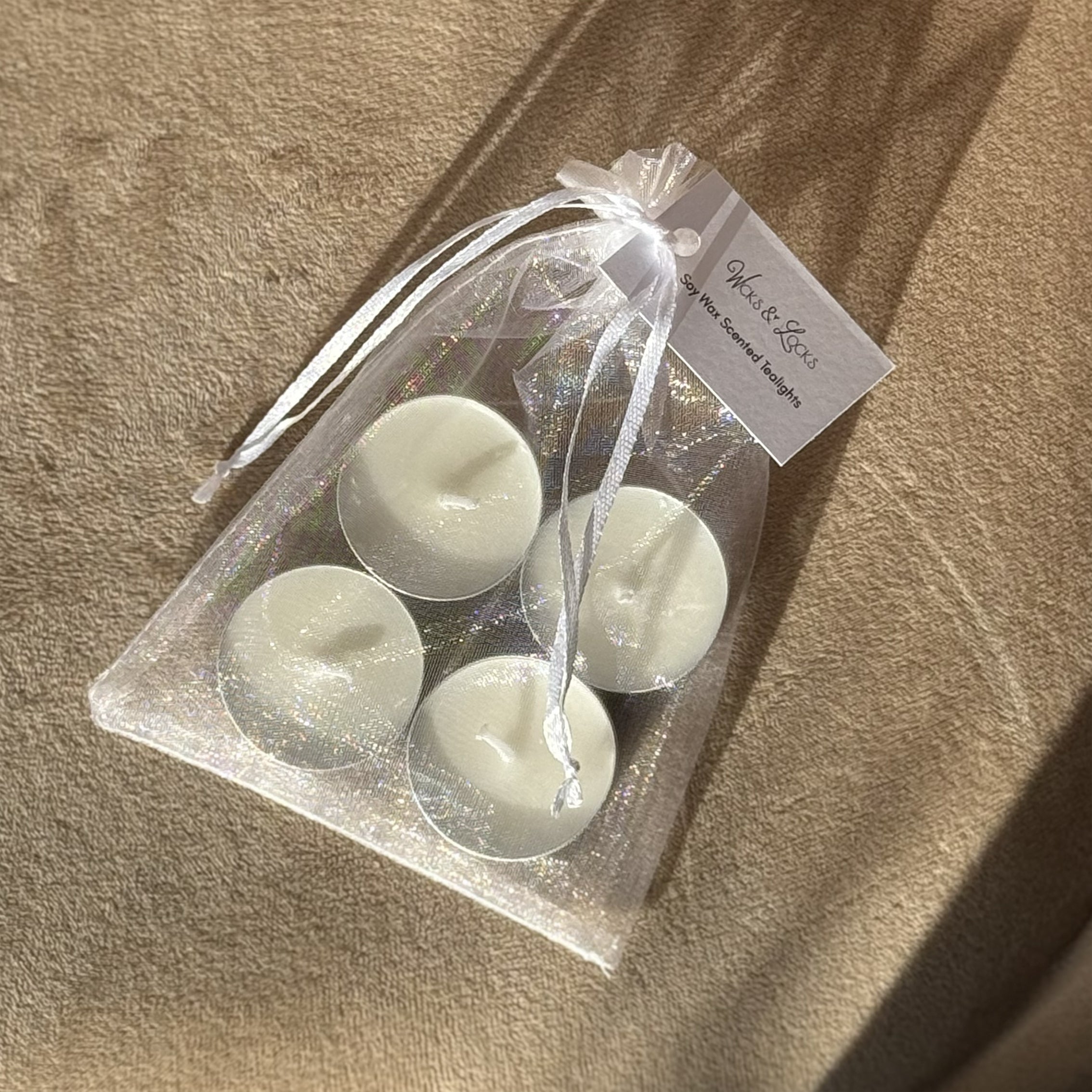 Wicks & Locks Tealights Pack of 4