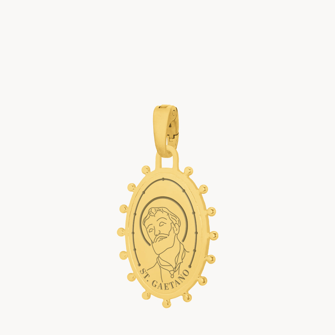 St Gaetano Pendant, Gold