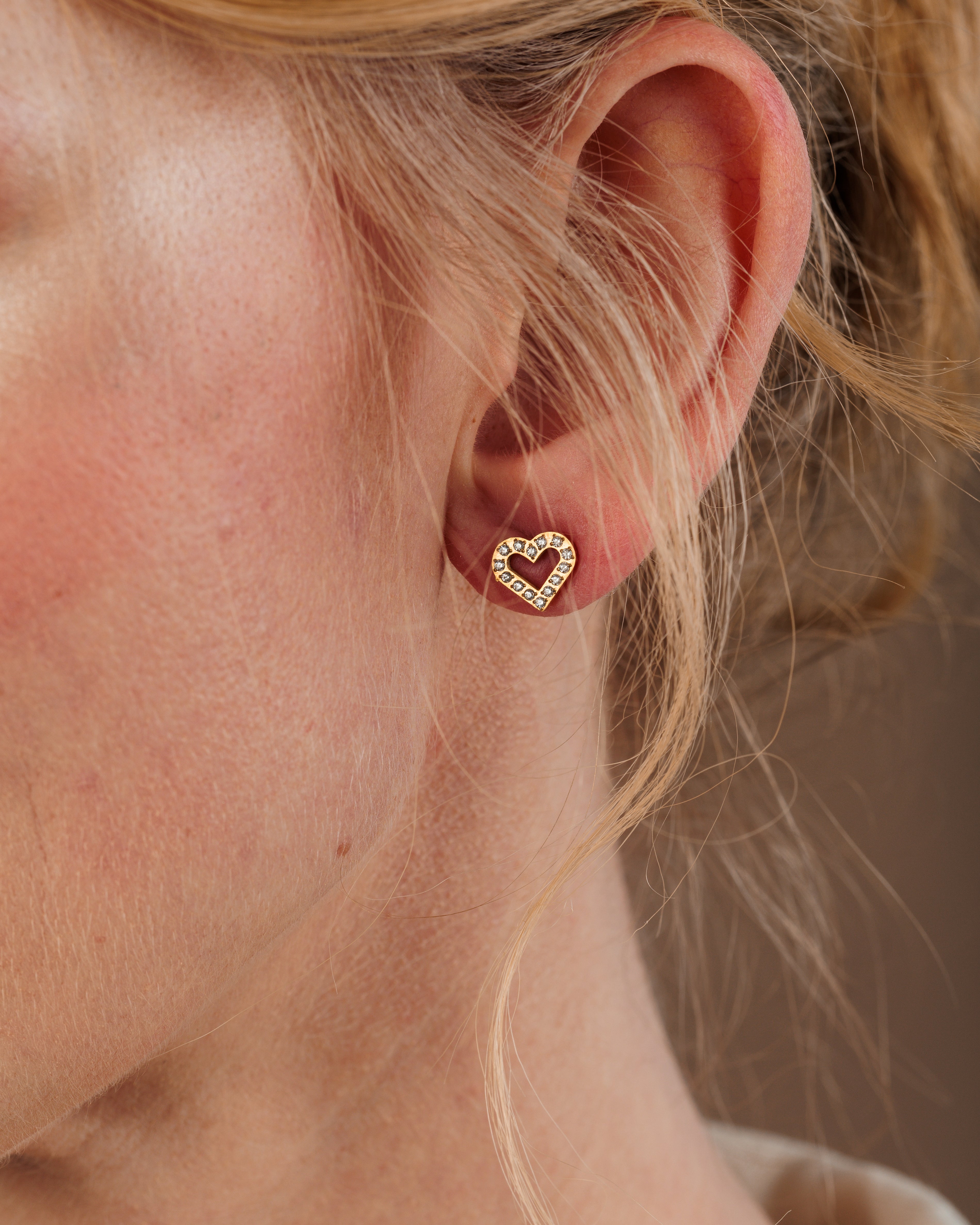 Heart Starlight Stud Earrings