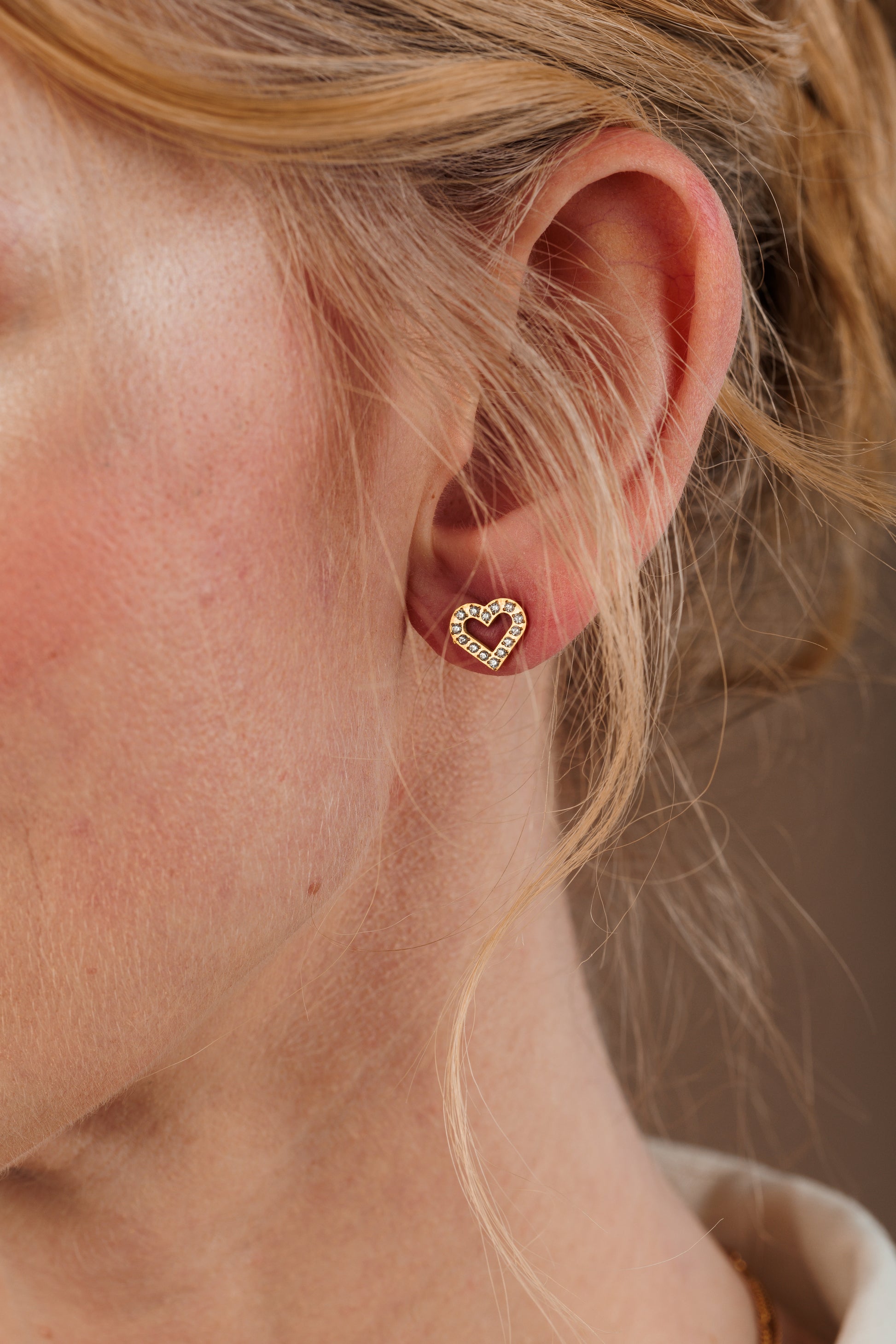Heart Starlight Stud Earrings