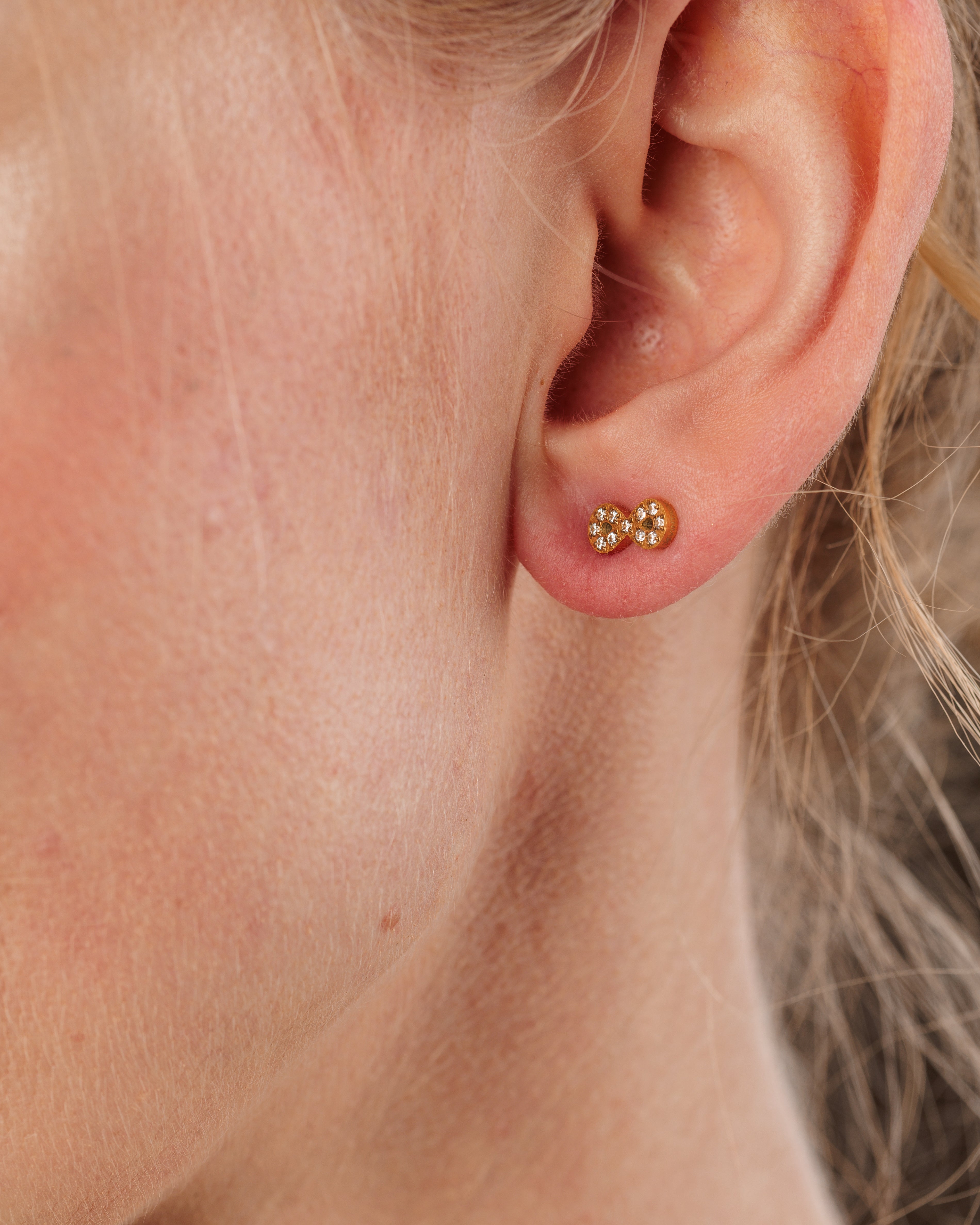 Infinity Starlight Stud Earrings