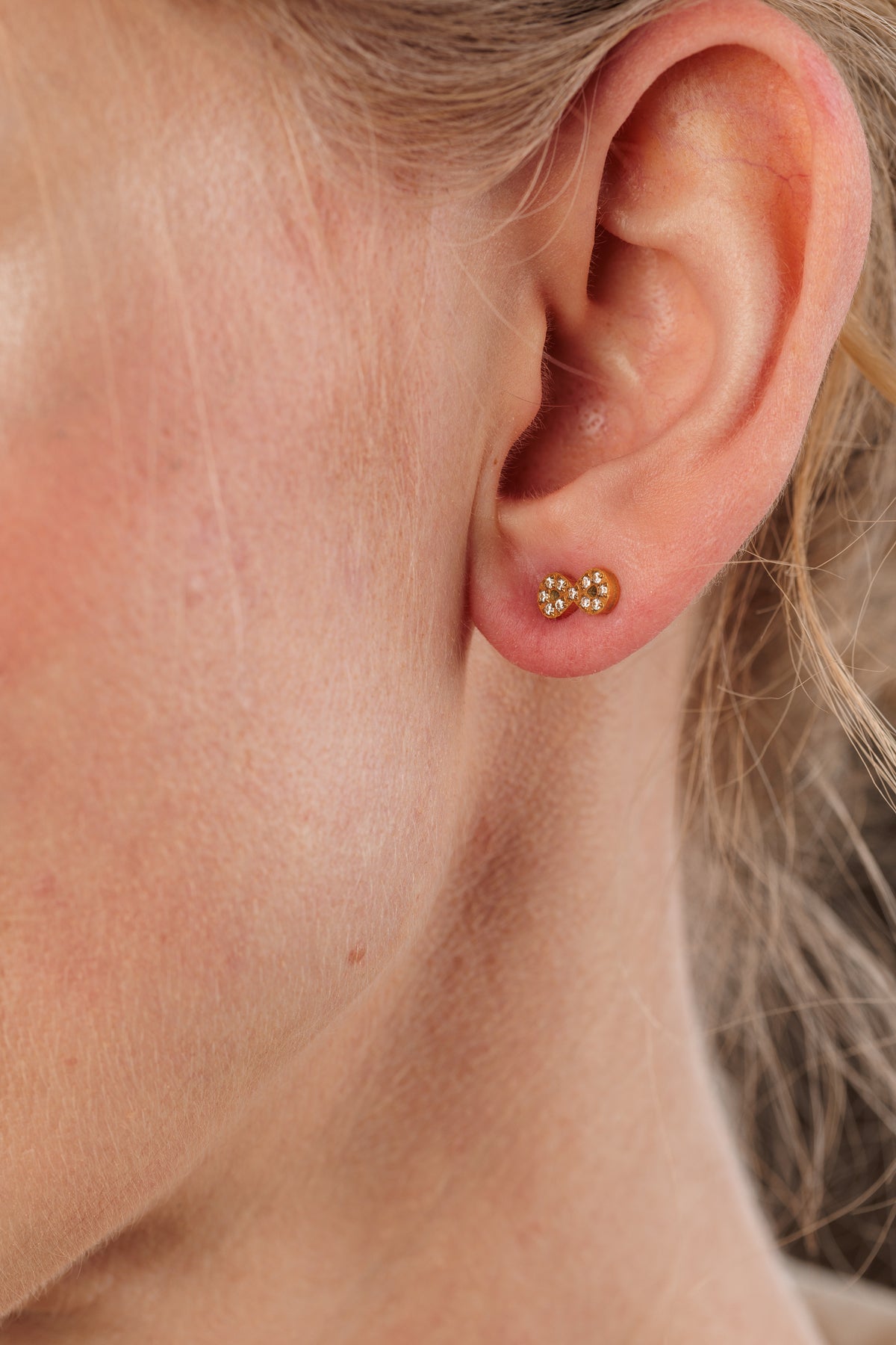 Infinity Starlight Stud Earrings