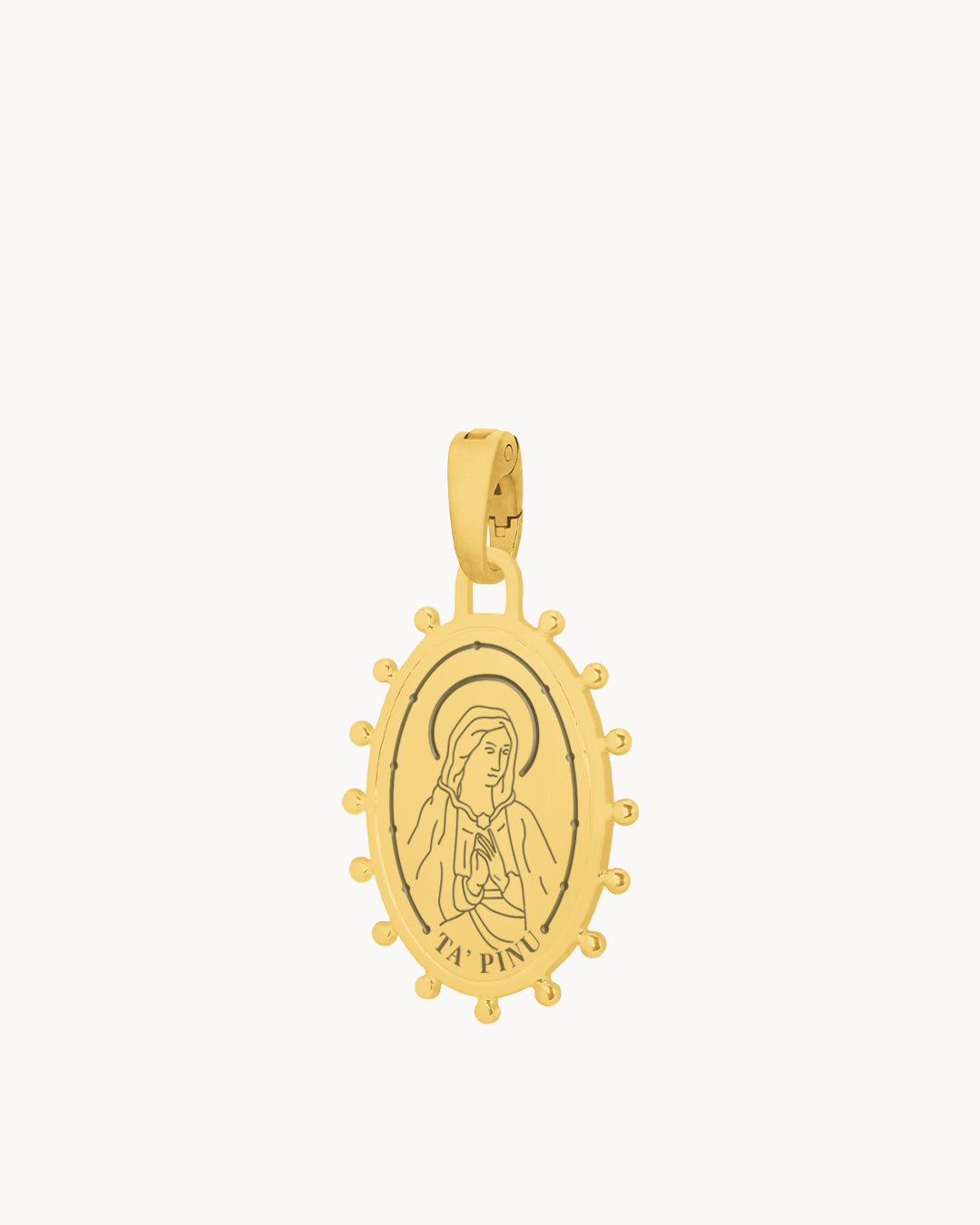 Madonna Ta' Pinu Pendant, Gold