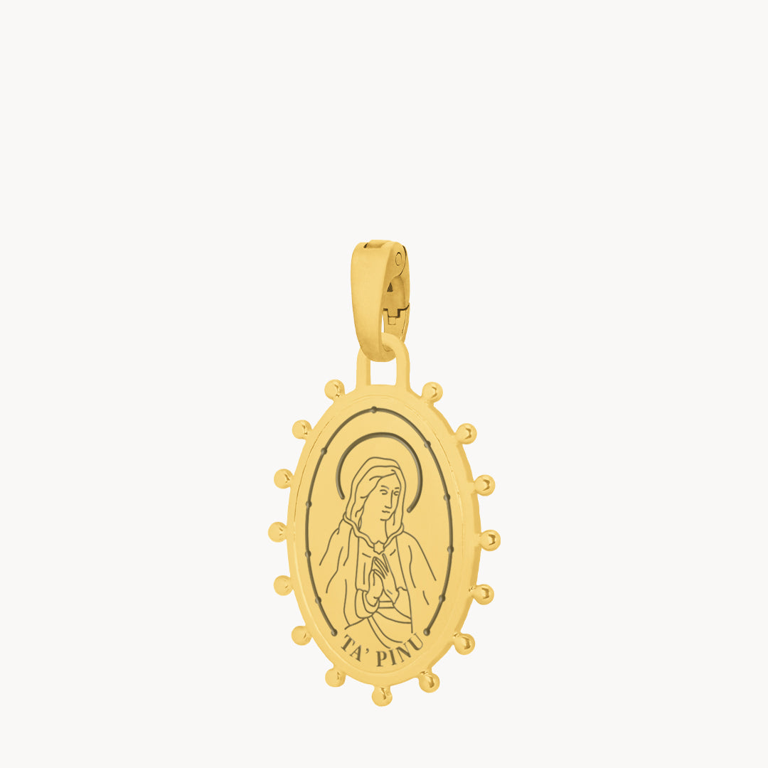 Madonna Ta' Pinu Pendant, Gold