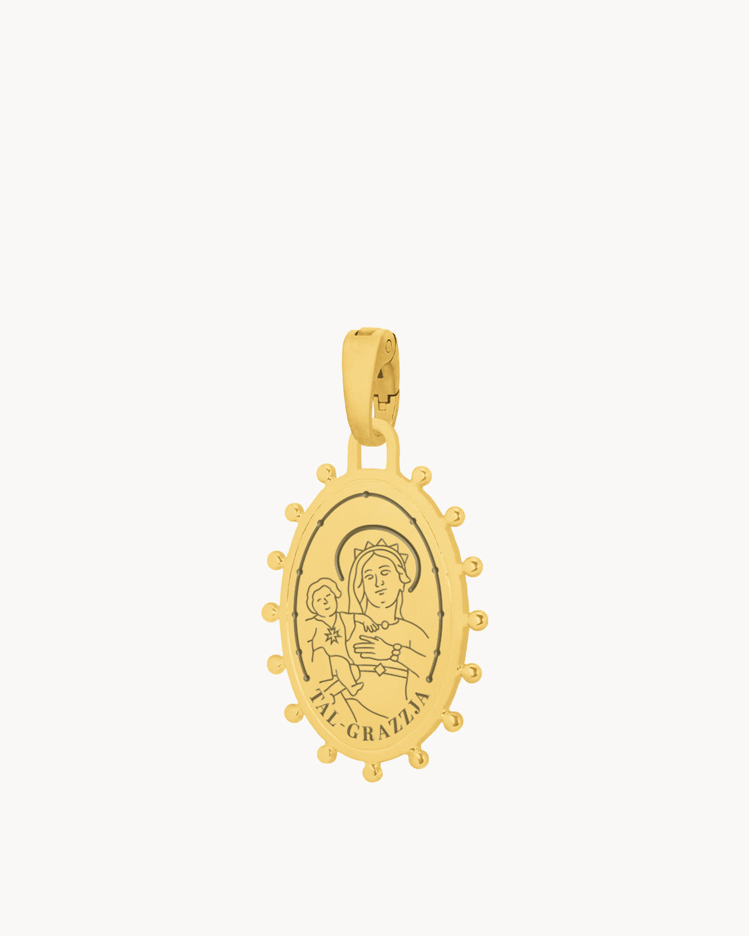 Colgante Madonna Tal-Grazzja, oro