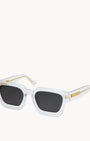 Naxxar Translucent White Sunglasses