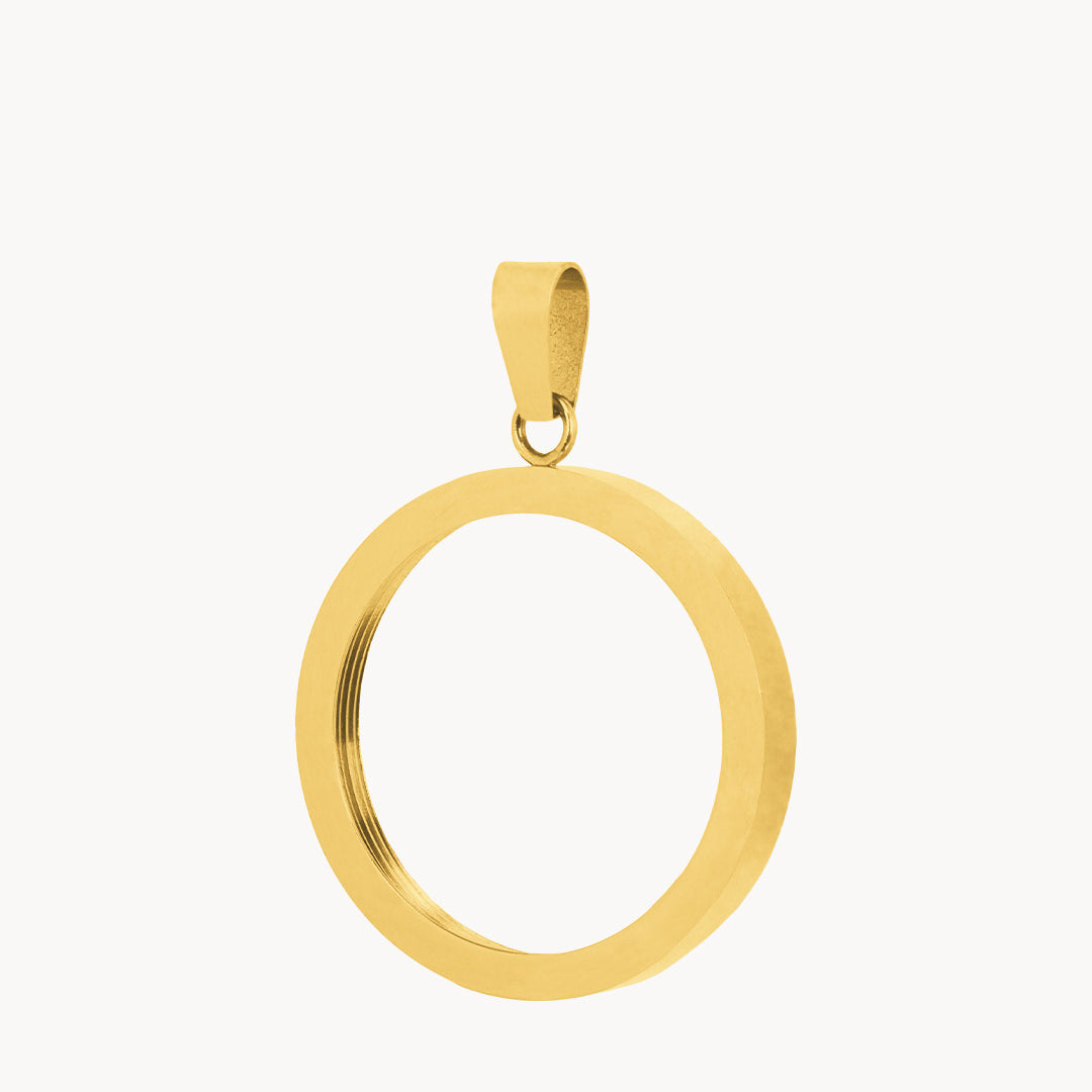 Twist Pendant, Gold