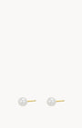 Timeless Pearl Stud Earrings, Gold