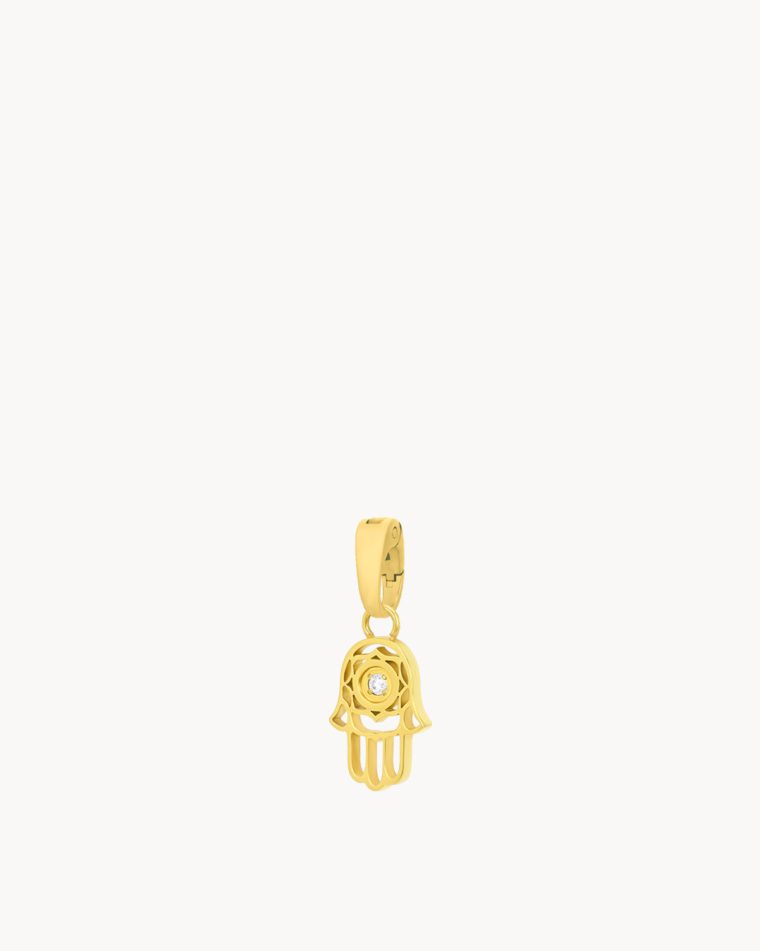 Hand of Fatima Pendant, Gold