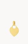 Heart Engravable Pendant Gold