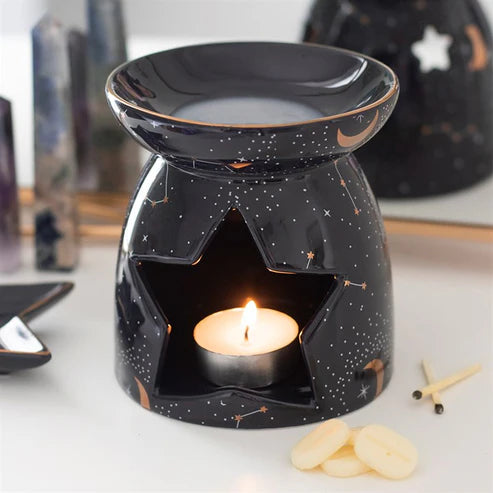 Wicks & Locks purple constellation fragrance lamp