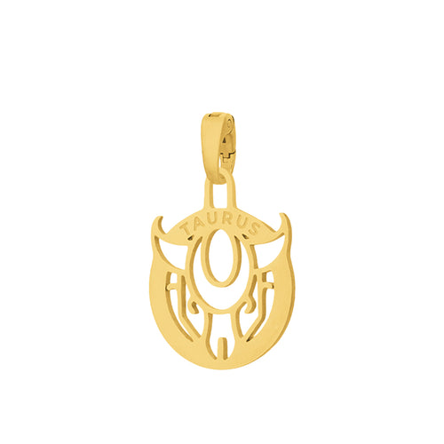 Taurus Pendant, Gold (Apr 20 - May 20)