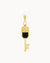 Power Stone Black Cateye Muftieħ Pendant, Gold