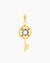 Kanċell Muftieħ Faith Stone Pendant, Gold