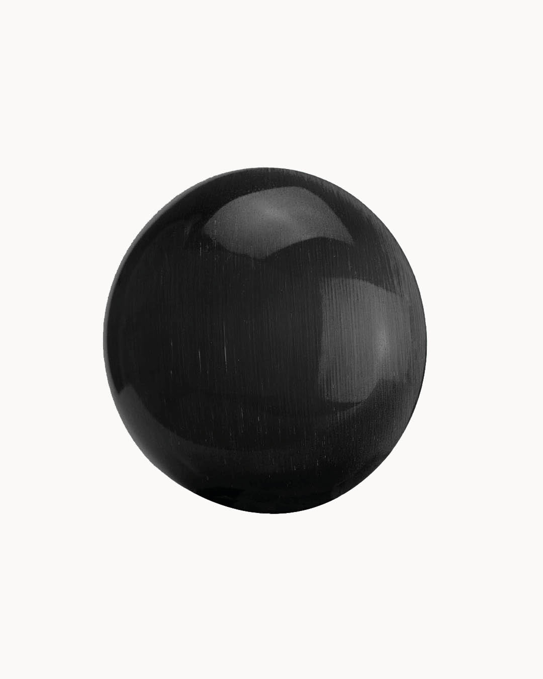 Power Black Cateye Twist Stone