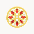 Passion Maltese Cross Twist Coin, Gold