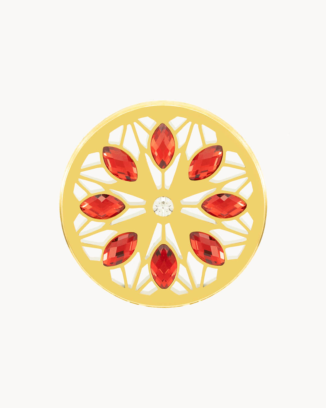 Passion Maltese Cross Twist Coin, Gold
