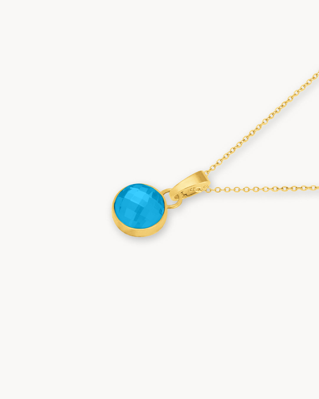 Birthday Dainty Signature Birthstone Necklace Set, Gold