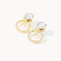Faith Maltese Cross Ħabbata Earring Set, Gold